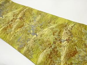 本場筑前博多秋草模様織出し名古屋帯